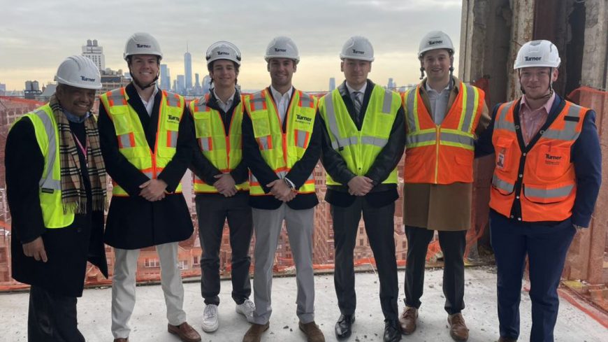 EXPLORE participants at construction site in New York City