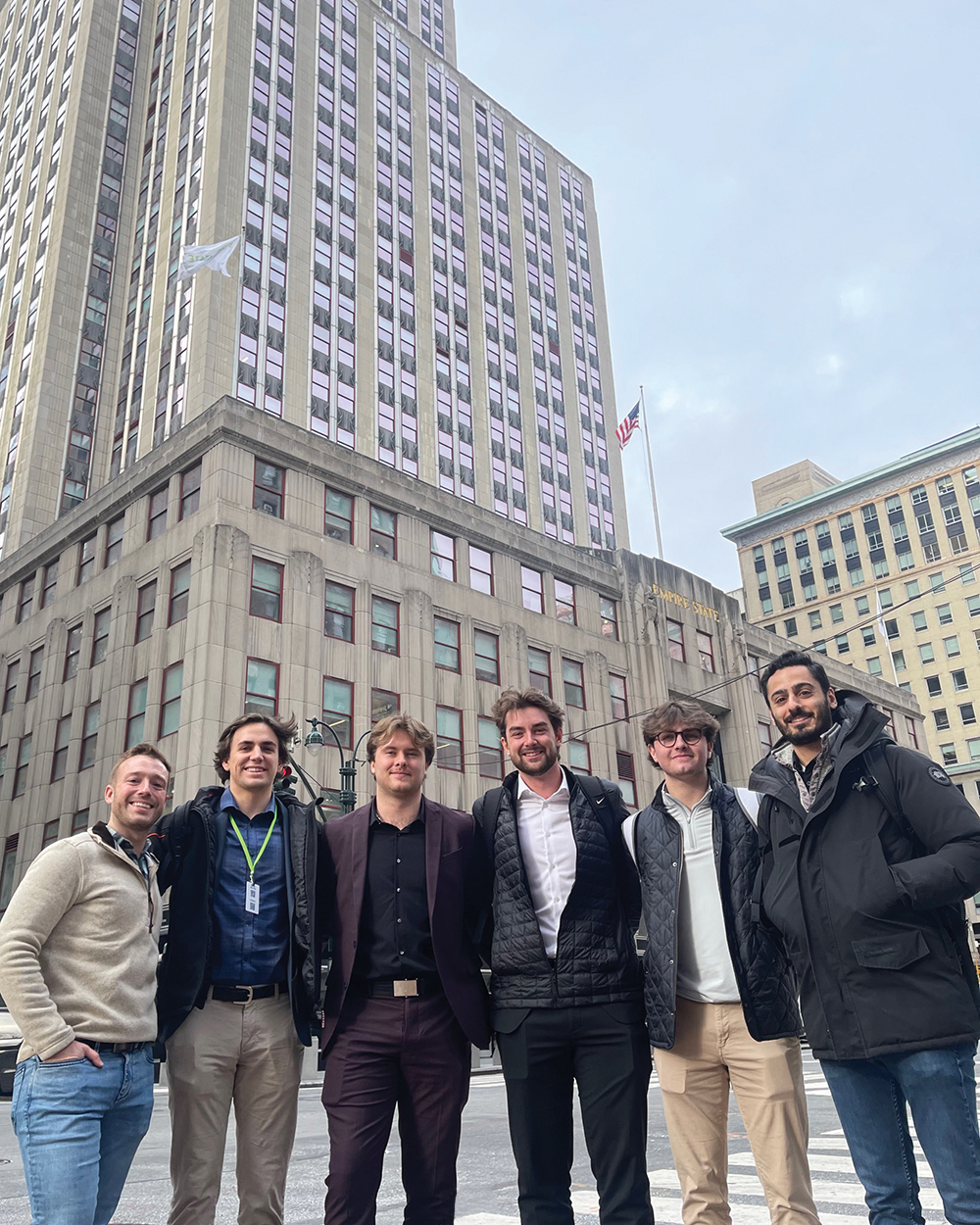 Group Photo of brothers in New York City during the inaugural Explore program.